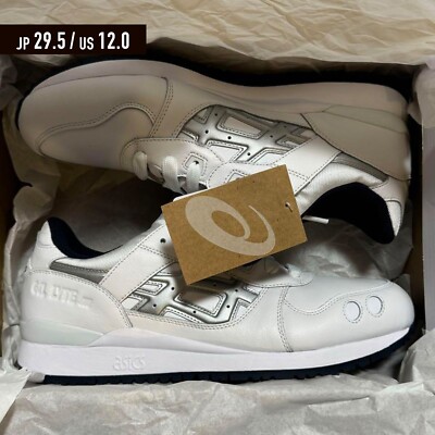 ASICS x BEAMS GEL-LYTE III White Pure Silver JP29.5 US12 Sneakers Shoes New