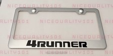 4 Runner 4runner Stainless Steel Finished License Plate Frame Holder Rust Free