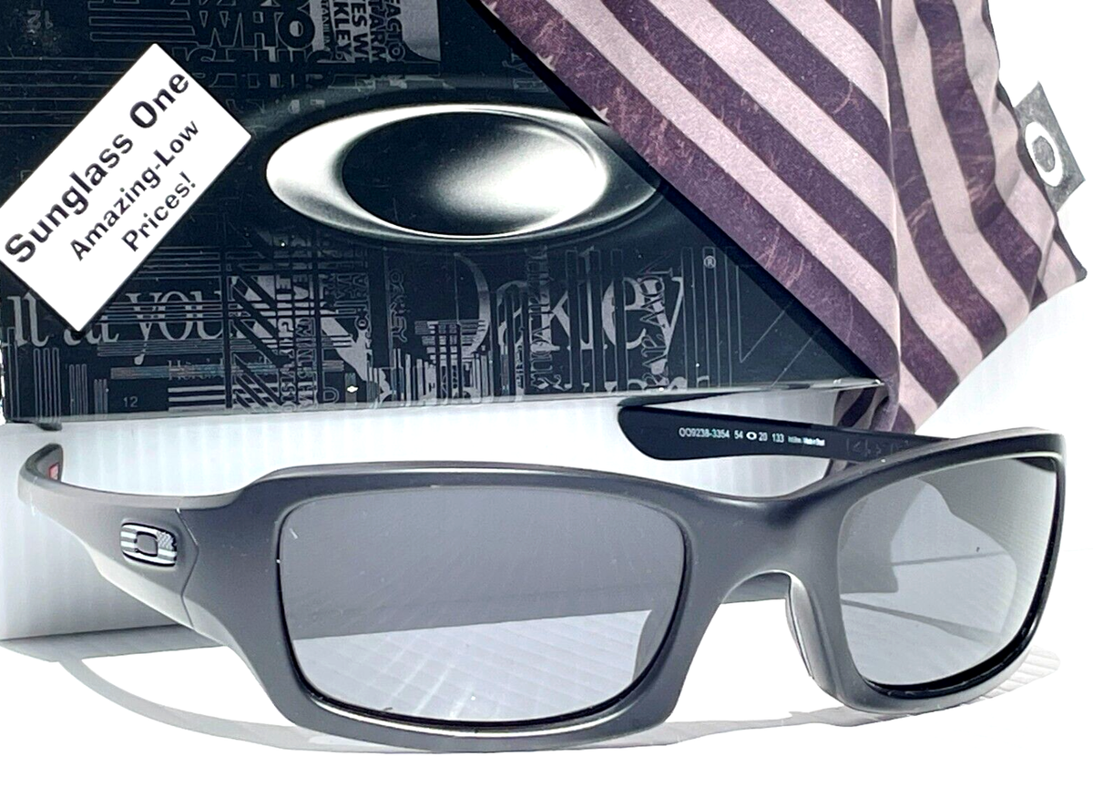 NEW* OAKLEY Fives Squared Black USA Tonal FLAG POLARIZED Galaxy