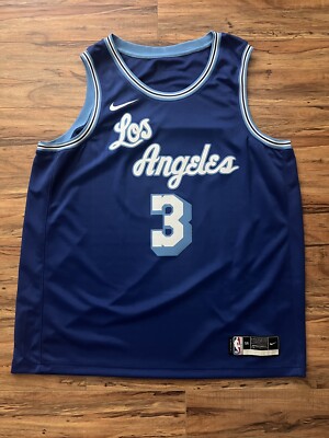 Classic Jersey Blue Anthony Davis Lakers Jersey City Lakers New
