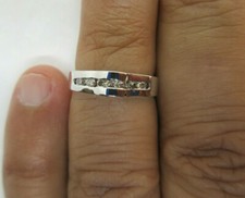 14K Gold Diamond Wedding Band Diamond 1/4 Carat H-VS2    3.0 Grams