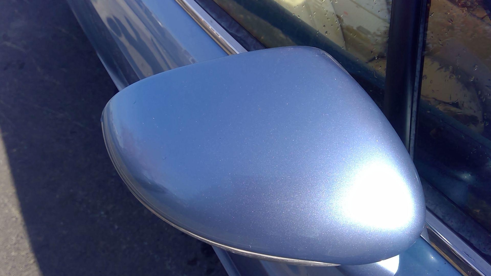 2008 BENTLEY Right Passenger Side Light Blue Door Mirror - PAINT CODE=5E OEM