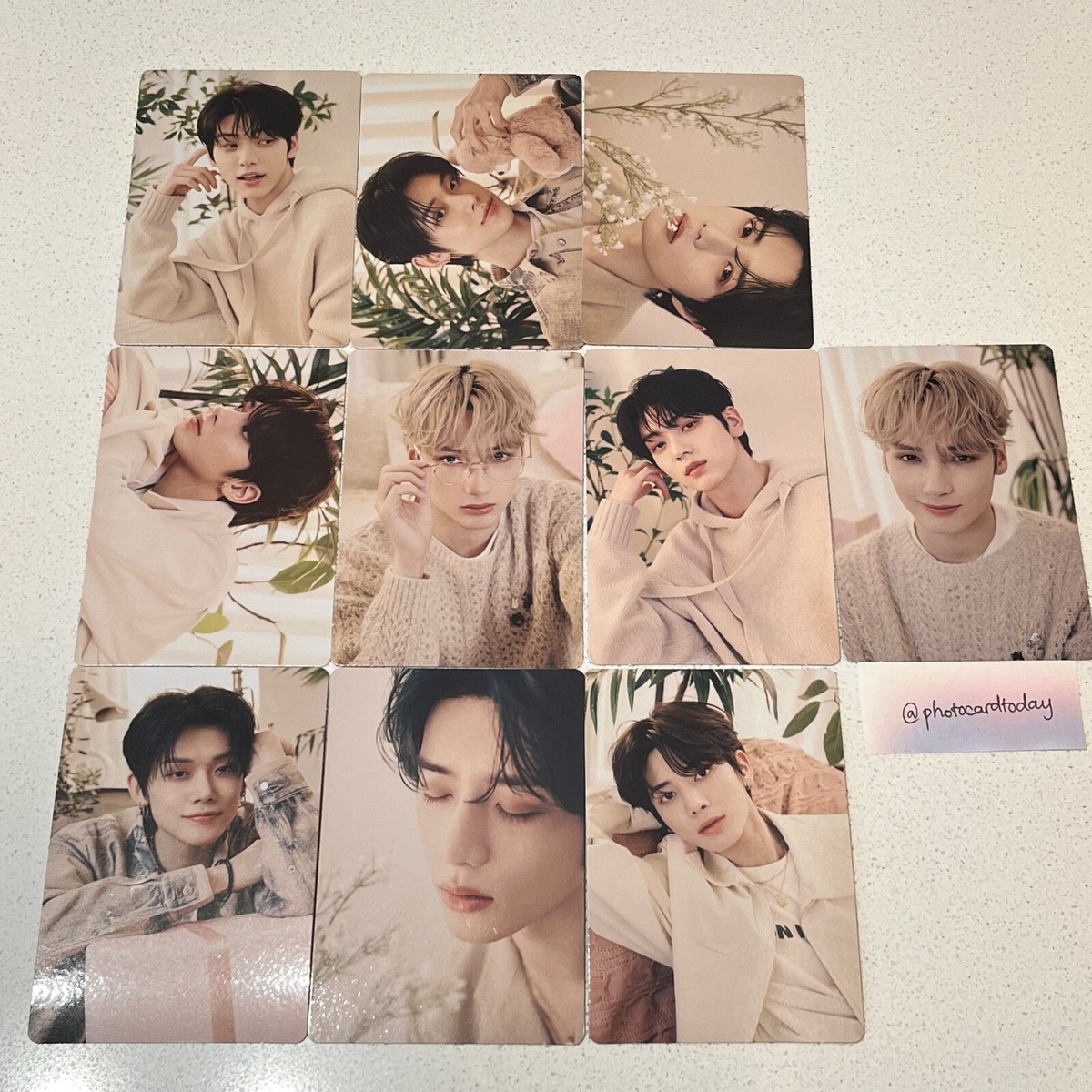 TXT DREAM X TOGETHER ミニフォト ボムギュ コンプ * TXT TOMORROW X TOGETHER 2024 DREAM WEEK MINI PHOTOCARD