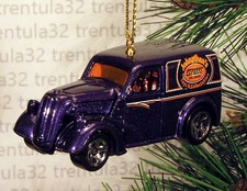 ANGLIA PANEL VAN DELIVERY TRUCK HOT ROD PURPLE CHRISTMAS ORNAMENT XMAS