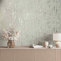 Vliestapete Used-Look Putzoptik Grau Beige Silber Metallic 35123 (5,42€/1Qm)