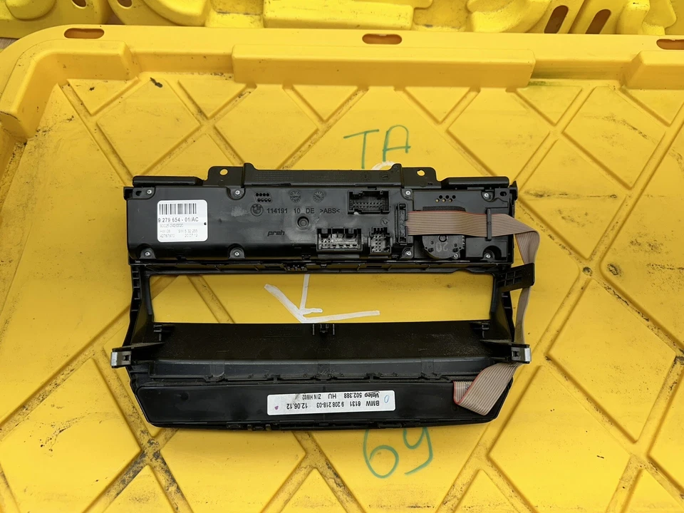 BMW X5 E71 X6 2008-2014 control de temperatura delantero automático control de CA Foto 4 de 4