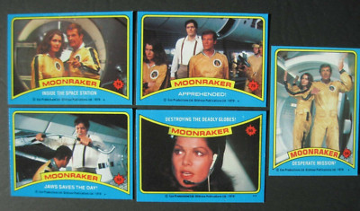 MOONRAKER CARDS Your Pick Singles Complete your James Bond 007 Set 1979 Topps