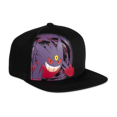 POKEMON TCG | MEGA GENGAR BLACK FLAT-BILL HAT CAP | SV 151 NINTENDO SWITCH 2