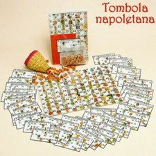 Gioco Tombola Napoletana Classica Cartellone Cartelle Panariello Numeri dfh