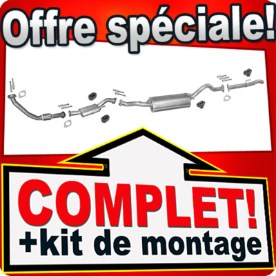 Ligne D'échappement Complète Pour MITSUBISHI PAJERO II 2.8 TDI 5 Portes LWB 1994-1996 - Neuf Avec Garantie 30 Mois
