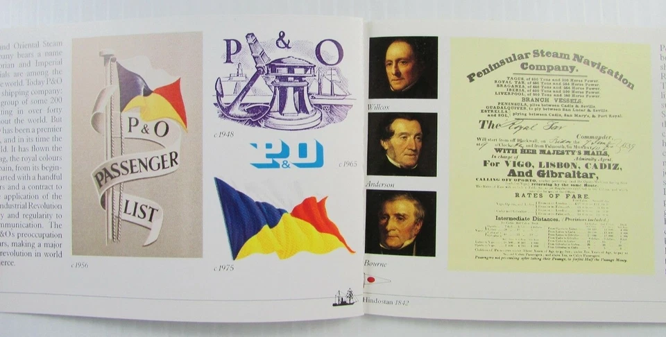 1987 Great Britain SC #BK151 THE STORY OF P&O Royal Mail MNH stamps - Image 3 of 4