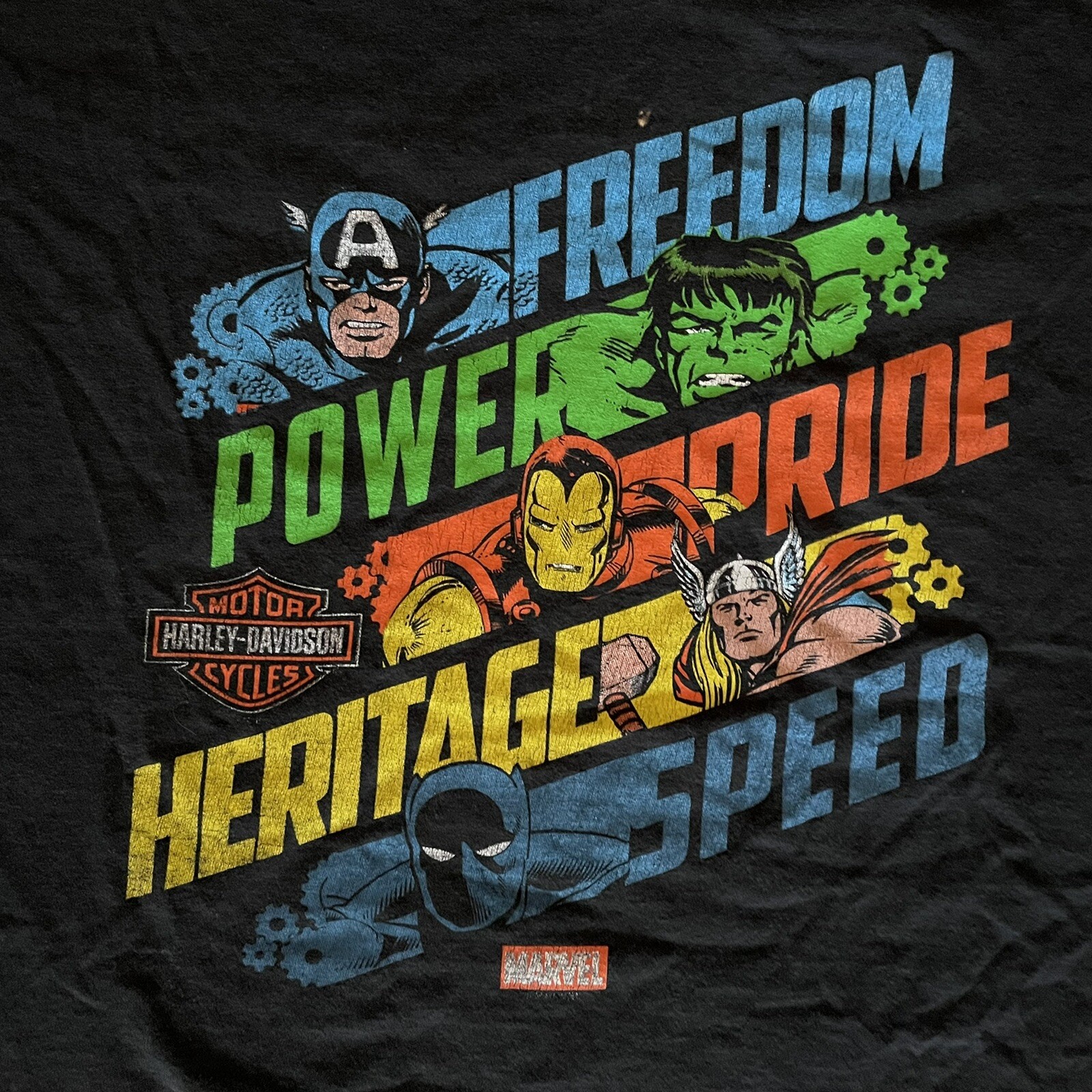 Harley Davidson x Marvel Cherokee North Carolina Blac… Gem