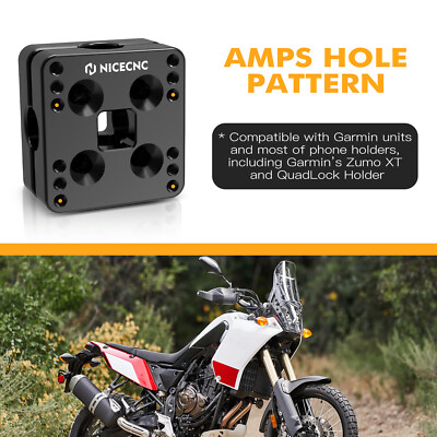 Supporto GPS per Moto con Morsetto da 12mm 14mm 16mm AMPS per Yamaha Tenere 700 Super Tenere XTZ1200 e BMW R1200GS  201355758