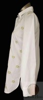 J Crew Bullion Hearts Shirt In White Size 4 Cotton Dress Blouse Long Sleeves on sale J Crew Bullion Hearts Shirt In White Size 4 Cotton Dress Blouse Long Sleeves on sale