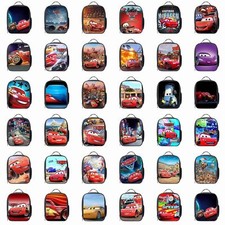 Cars Lightning McQueen Lunch Bag Picnic Food Storage Cooler School Lunch Bag Box