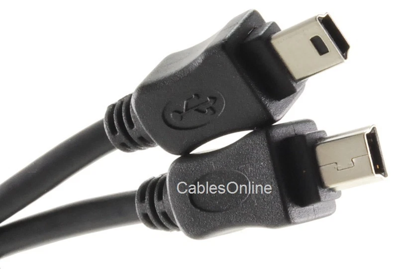 3ft CablesOnline USB 2.0 Mini-B 5-Pin to Mini-B 5-Pin Male/Male Cable, USB2-5503 - Image 4 of 4