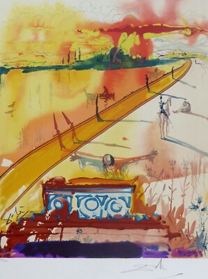 SALVADOR DALI The Obsequies for Clorinda Marquis de Sade HAND