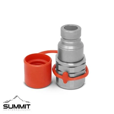 SUMMIT HYDRAULICS 1/2" NPT Flat Face Hydraulic Quick Connect Male Coupler Plug Skid Steer Bobcat
