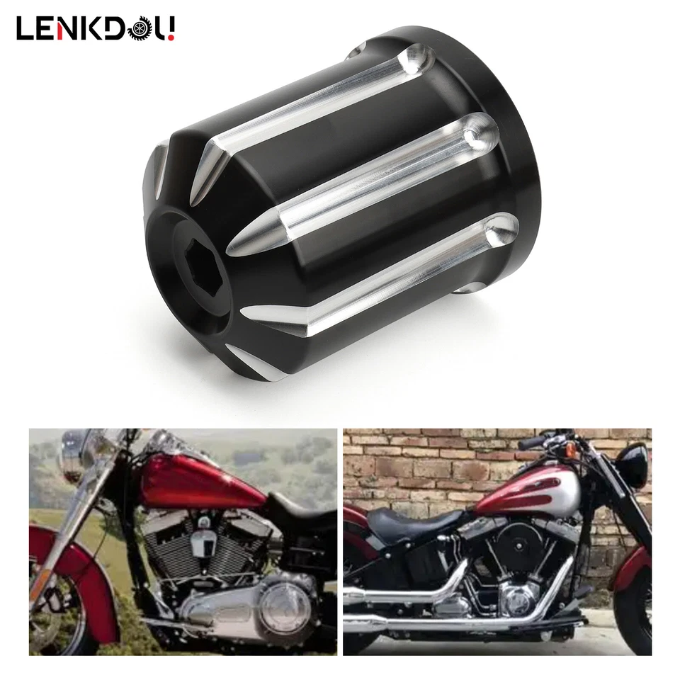 Aluminium Reusable Oil Filter For Harley Twin Cam Dyna Softail Street Glide FLHX Foto 2 de 4