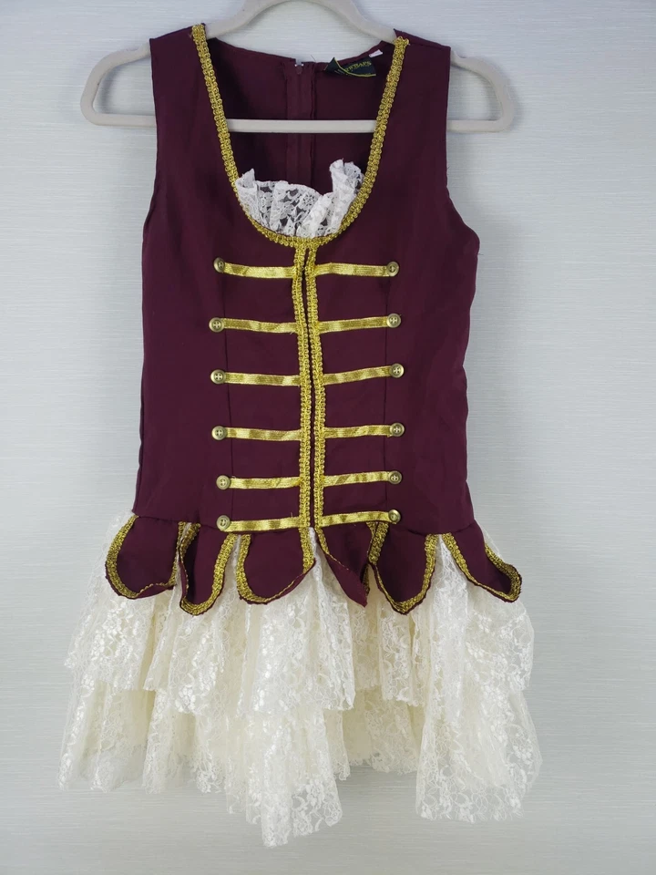 Underwraps Costume Lady Pirate Outfit & Hat Woman Small Velvet Halloween  - Image 2 of 4
