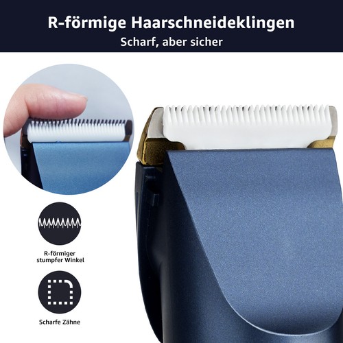 Haarschneidemaschine Langhaarschneider Bartschneider Profi Haarschneider Männer - Bild 6 von 10