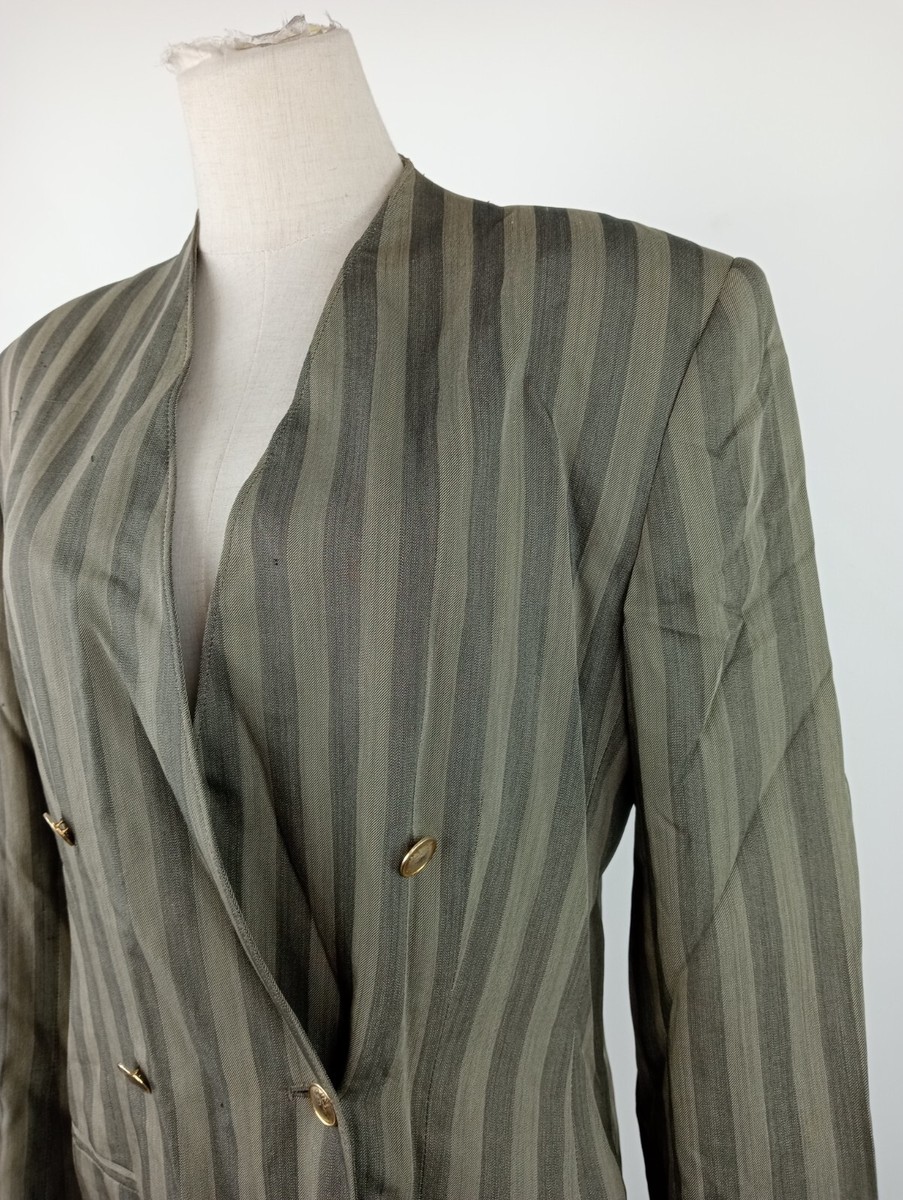 Laura Biagiotti Blazer Jacket Women 42 Wool Vintage Casual