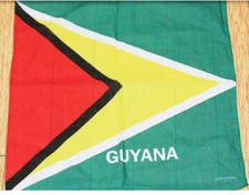 GUYANA FLAG BANDANNAS HEAD WEAR 22" x 22" 