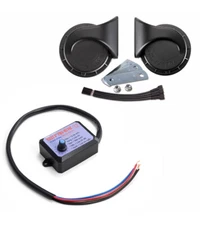 12 tone controller,high/low frequency metal dual speaker kit with 12V universal