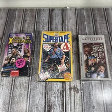 3 VHS - WWF Supertape 4 Big Box + Taking It 2 Xtremes + Three Faces Of Foley