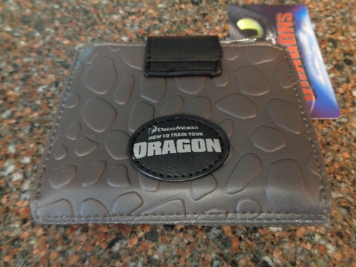 Portafoglio How To Train Your Dragon Cinturino Sdentato Snap Grigio Loungefly 2025 Nuovo con etichette - Foto 5 di 17
