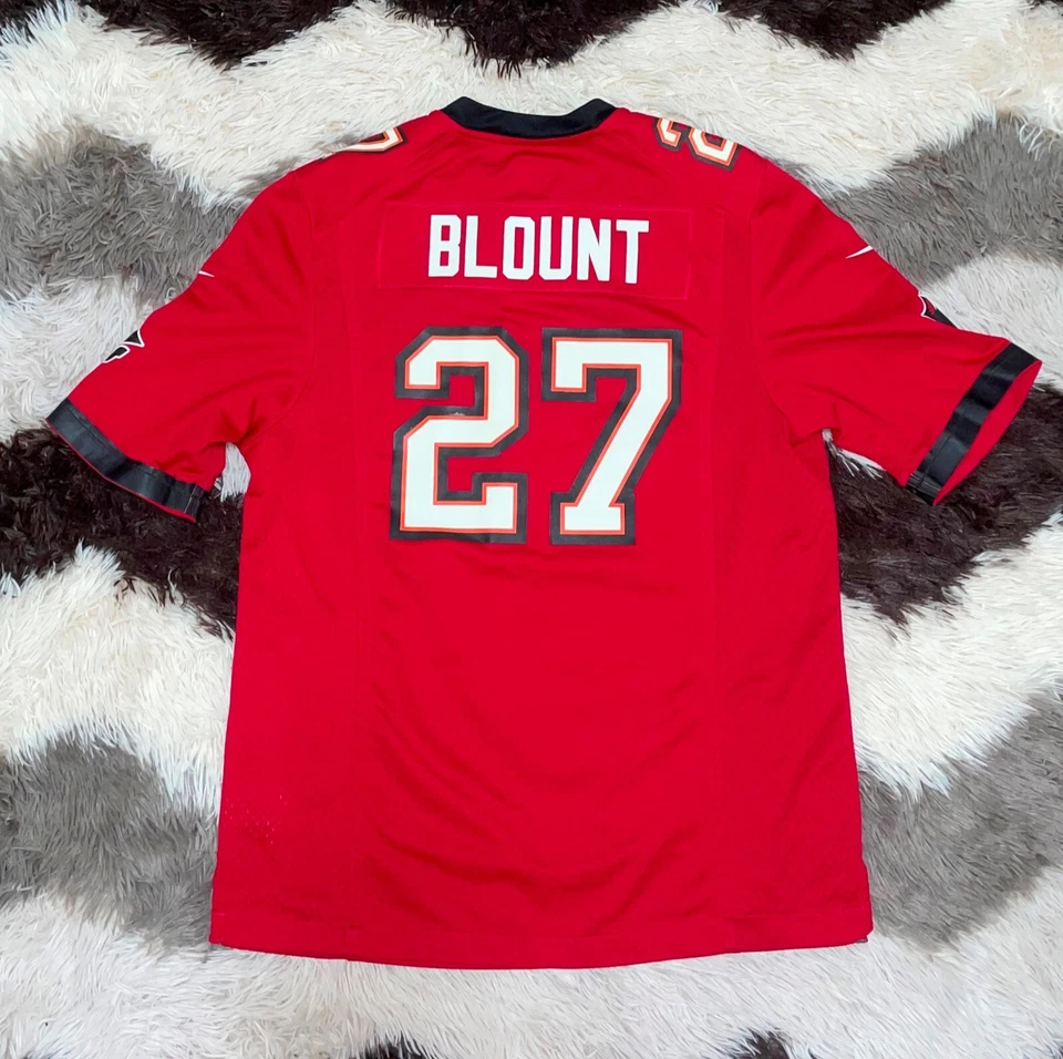CAMISETA DE FÚTBOL AMERICANO TAMPA BAY BUCCANEERS #27 BLOUNT NFL NIKE TALLA M ROJA Foto 3 de 4