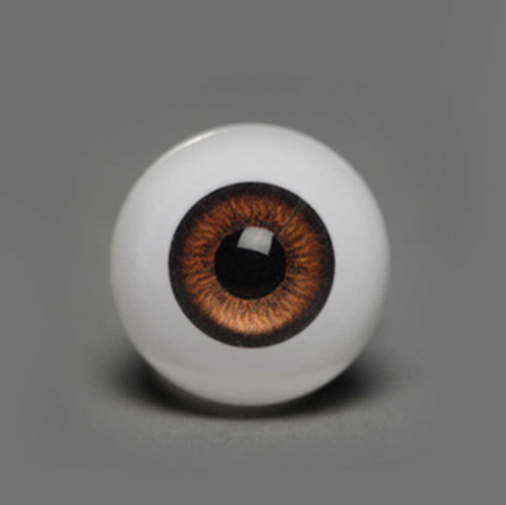 [Glib] 8mm acrylic eyes Life Like Acrylic Eyes 8mm Hazel G8LD09[N72