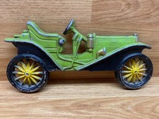 Vintage Midwest Products Usa Green Car Die Cast Metal 1909 Hupmobile Wall Decor