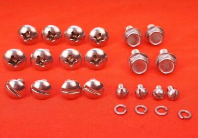 #ad Square Hood International Cub Stainless Tank Dash Grill Dogleg Bolt Screw Kit $25.00