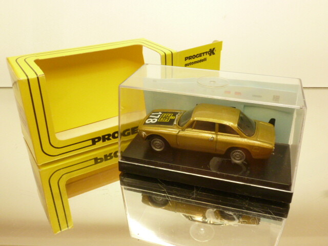 Diecast model cars Alfa Romeo Giulia 1600 GTA 1/43 M4 1600 GTA no.48 tour de corse 1966