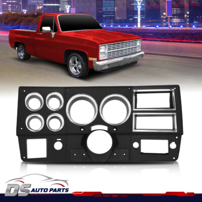 Dash Bezel W/ A/c W/ Lower Column Cover Fit For 1984 -1987 Chevrolet Gmc Truck