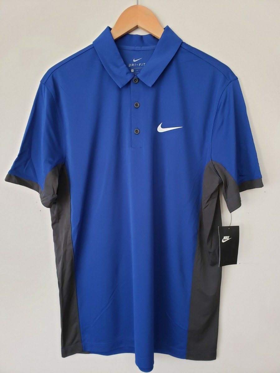 Nike Evergreen Dri Fit Polo Size Large 918533-495 Athletic Shirt