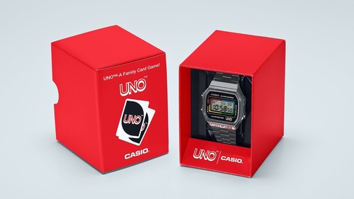 CASIO A168WEUC-1AER⎪A168WEUC-1A⎪Vintage ICONIC⎪Edición Wild Card UNO - Imagen 2 de 16