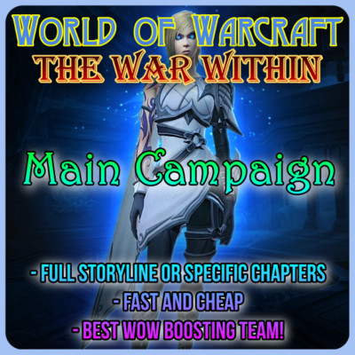 World Of Warcraft The War Within Main Campaign Boost Pre-Order TWW Service Carry