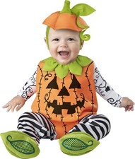 Infant Toddler Jack-O-Lantern Pumpkin Costume