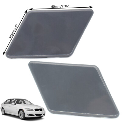 Scheinwerfer-Waschanlagen-Abdeckung Für BMW E92/E93 (2008–2010) – Paar Kappen In Schwarz, OEM-Ersatz Inkl. Schutz Vor Staub & Schmutz