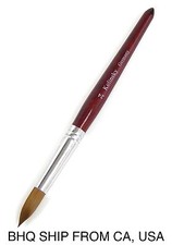 PROFESSIONAL KOLINSKY ACRYLIC NAIL BRUSH ROUND SIZE 24
