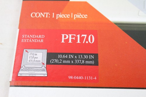 2 NEW 3M Privacy Filter Laptop 17" Notebook Filter PF17.0 10.64"x13.30" Standard - Picture 3 of 6