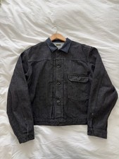 KAPITAL 14oz black denim 1ST JKT jacket brand...