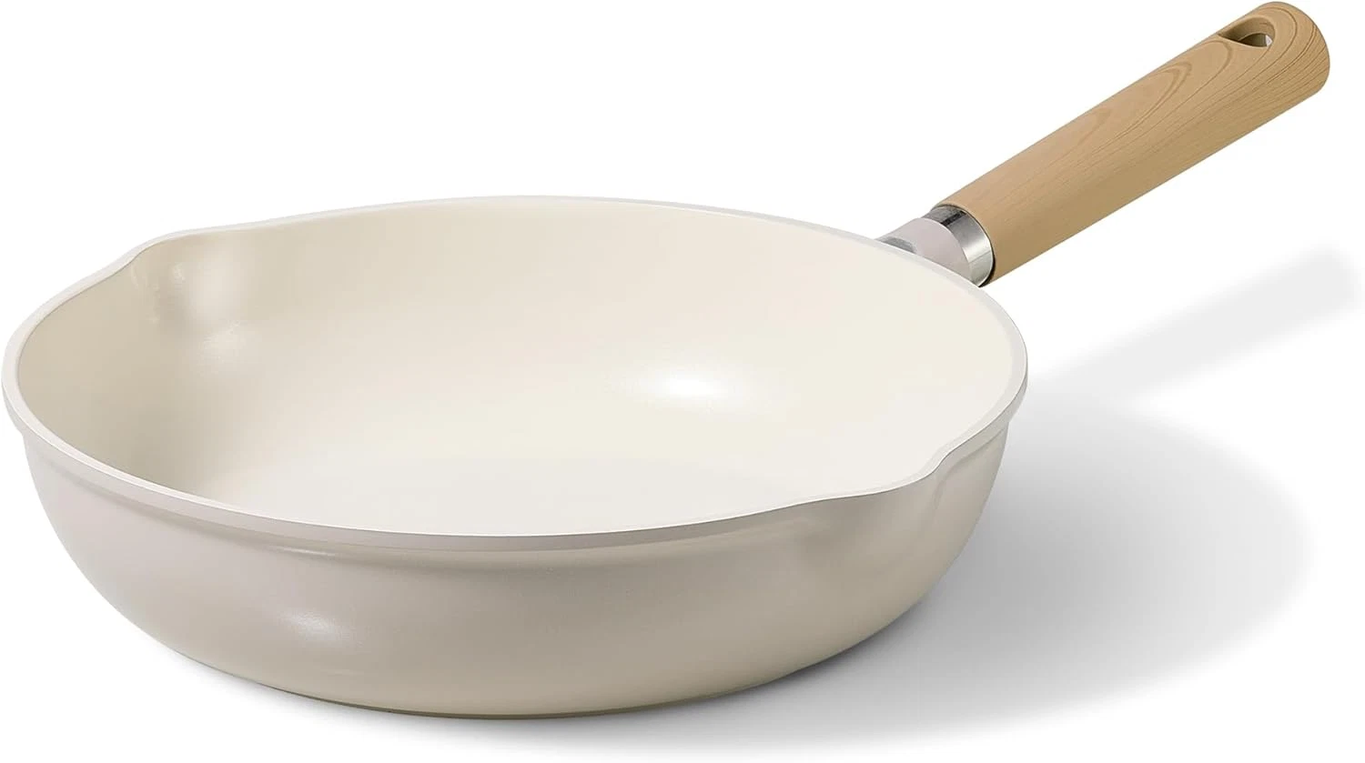 CAROTE 10" Ceramic Frying Pan Skillet, Non Stick Skillet Chef's Pan, Healthy & P