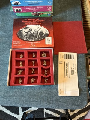 TSR AD&D Dungeons & Dragons RPGA Metal Figure Set #1 5307 1983