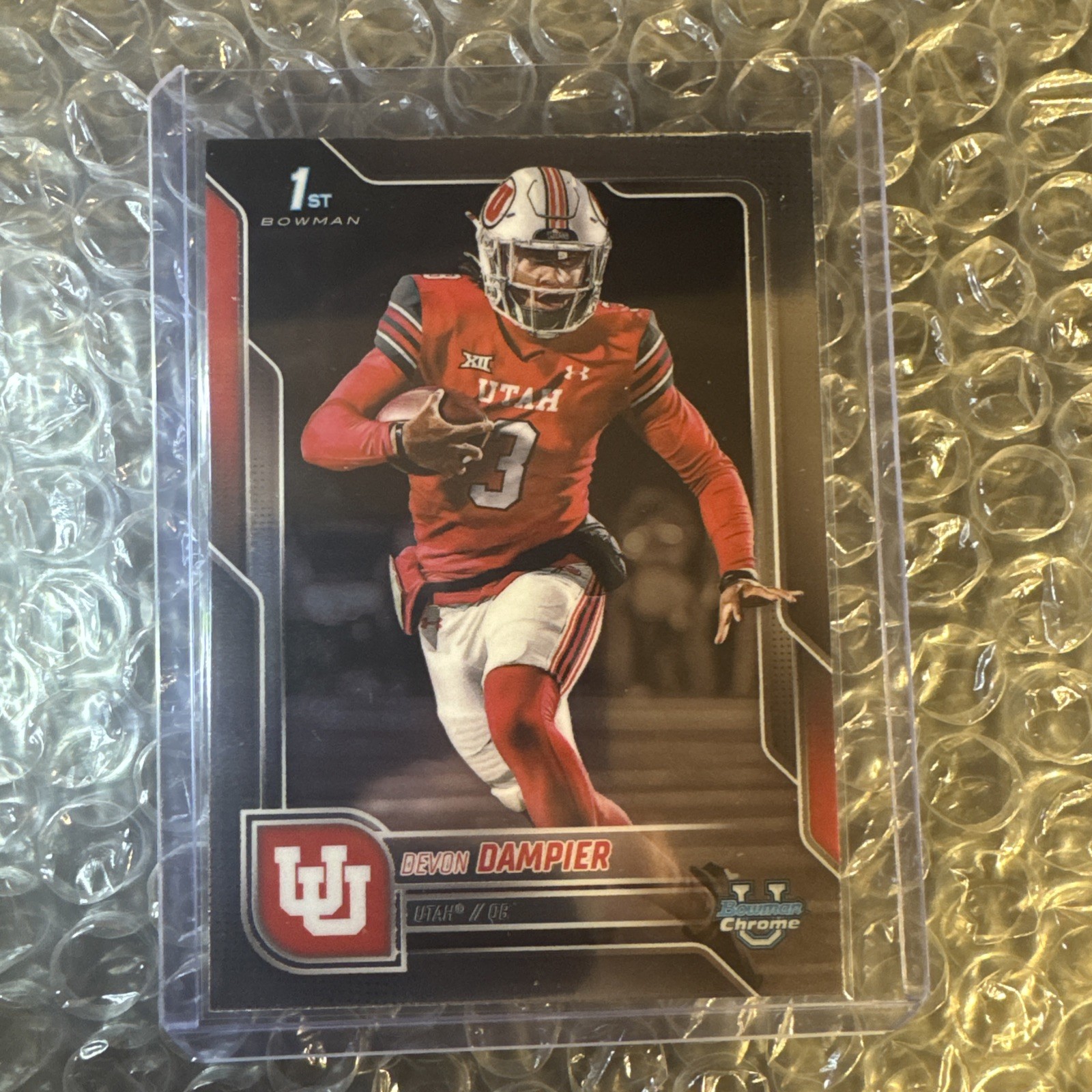 2025 Bowman University Chrome - Devon Dampier #3 (RC)