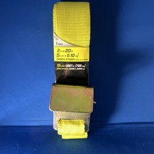 20 Ftx 2 Winch Strap With Flat Hook. Safe Work Load Up To 1667 Lb