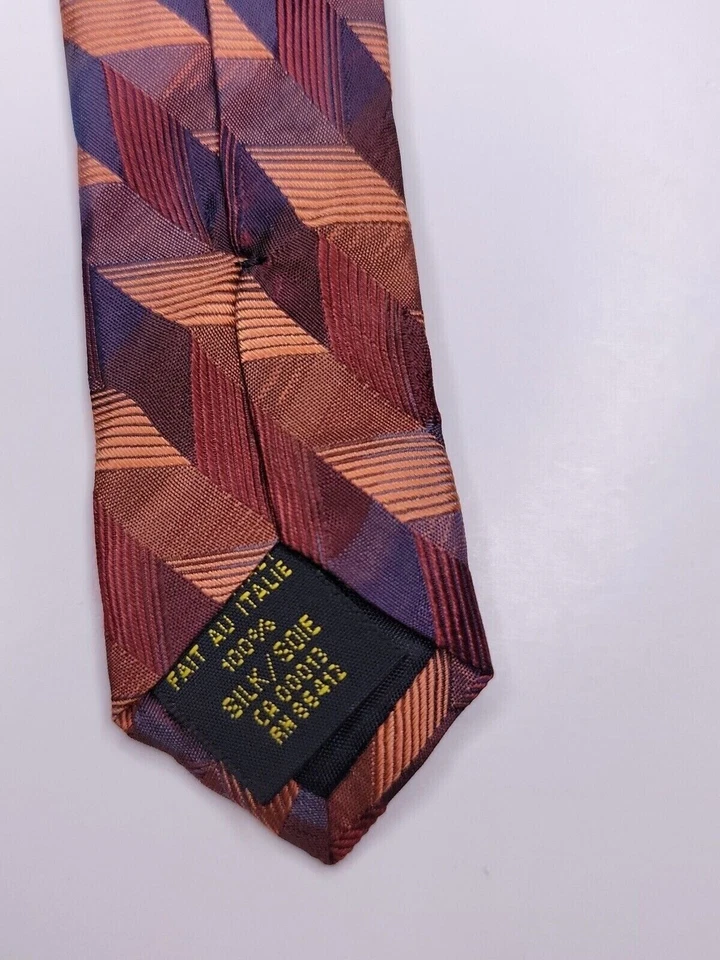 Мужской официальный галстук Genesis 64 дюйма Lx3,75 дюйма W многоцветный галстук - Изображение 4 из 4