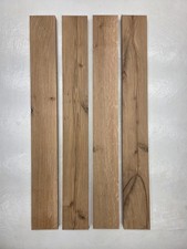 29" Very Cool Unique Set Of 4 White Oak Lumber Wood Kiln Dried Board Slab
